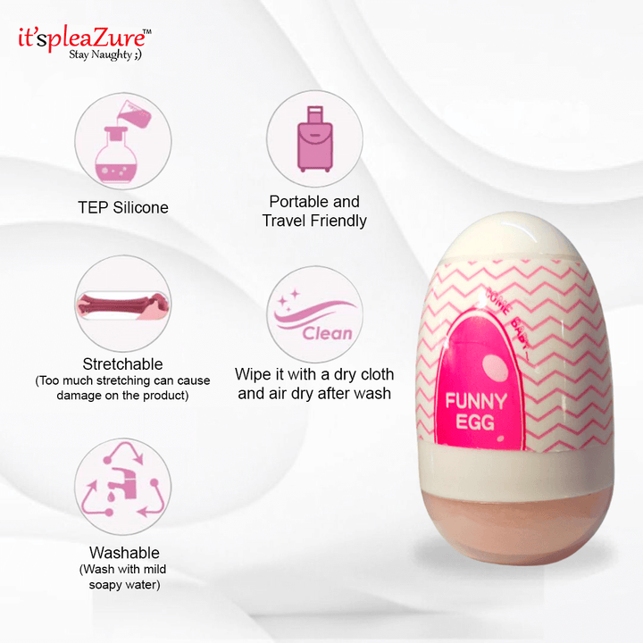 Itspleazure's Egg Masturbator For Men