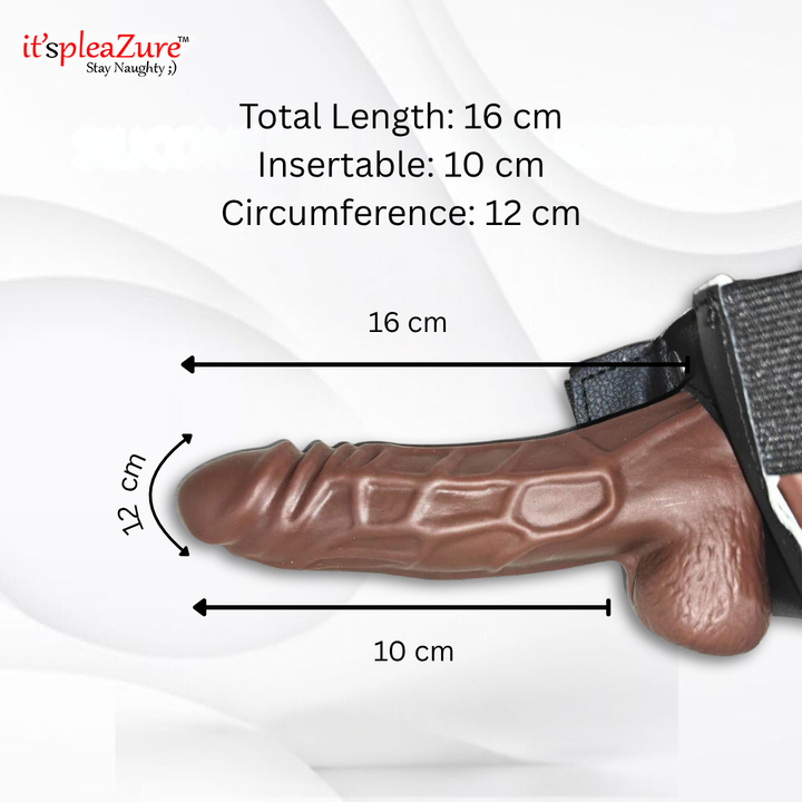 ItspleaZure Hollow Strap on Vibrating Dildo