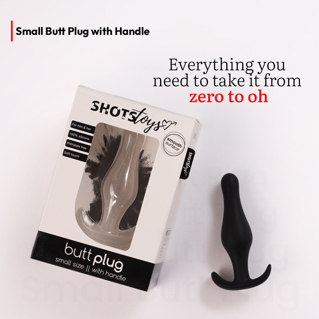 Small Butt Plug with Handle