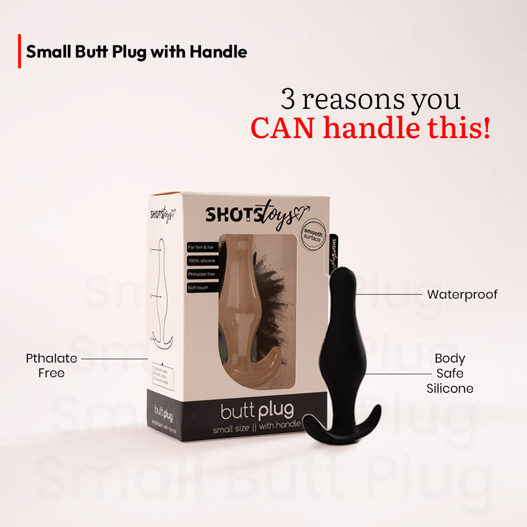 Small Butt Plug with Handle