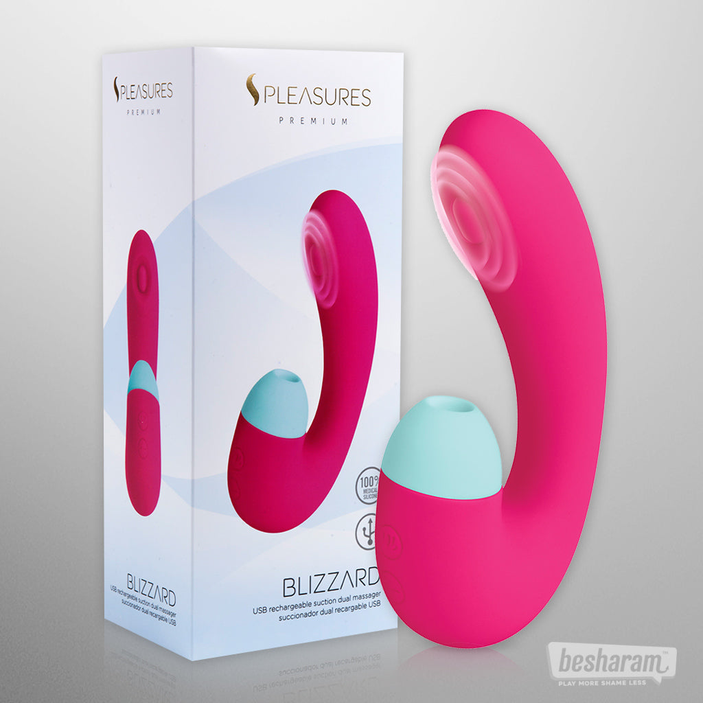 Blizzard Dual Stimulation Vibrator-IMbesharam.com