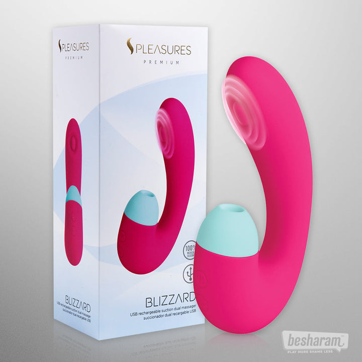 Blizzard Dual Stimulation Vibrator-IMbesharam.com