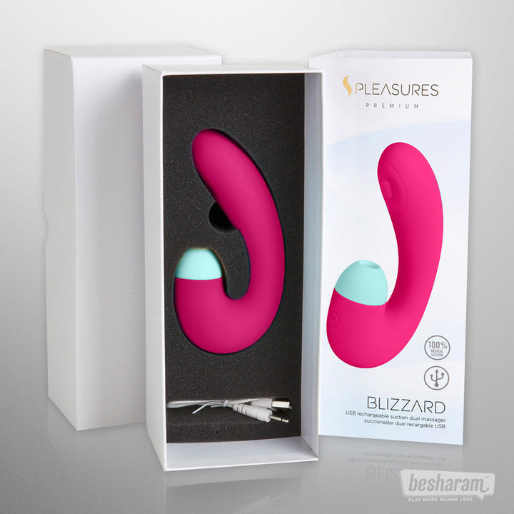 Blizzard Dual Stimulation Vibrator-IMbesharam.com