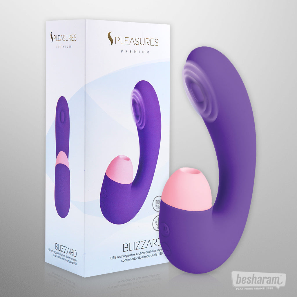 Blizzard Dual Stimulation Vibrator-IMbesharam.com
