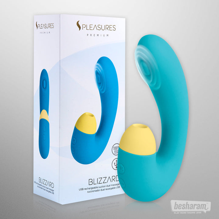Blizzard Dual Stimulation Vibrator-IMbesharam.com